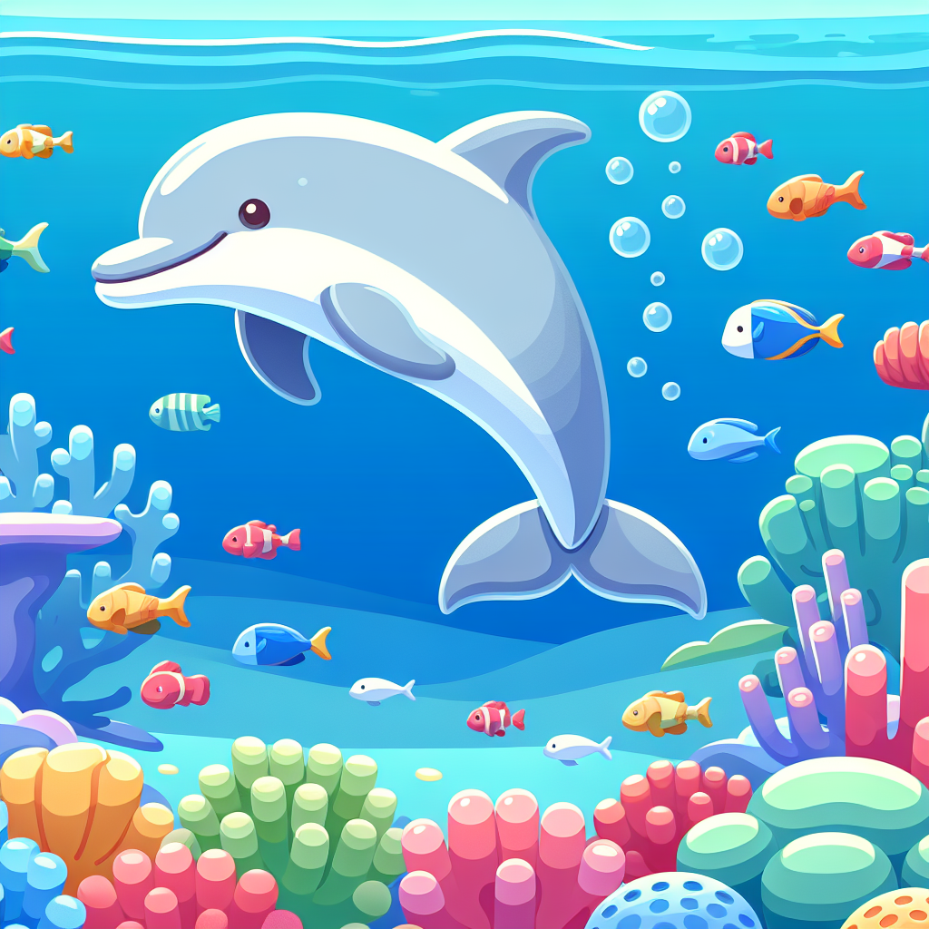 Underwater Dolphin Painting Diamond Kit