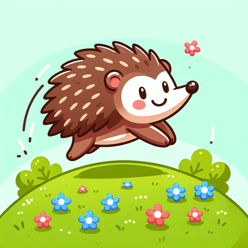 Bouncing Hedgehog Painting By Diamonds Kit
