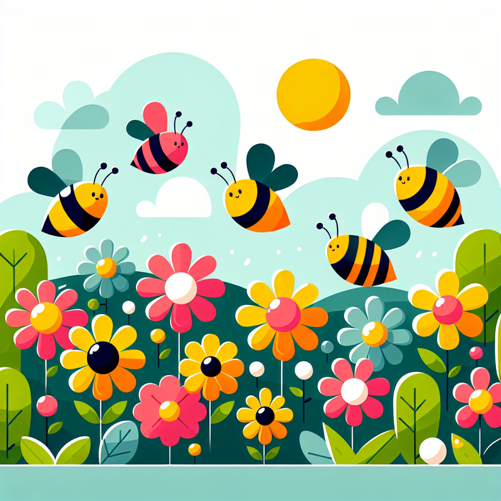 Busy Bee Garden Party Painting By Diamonds Kit