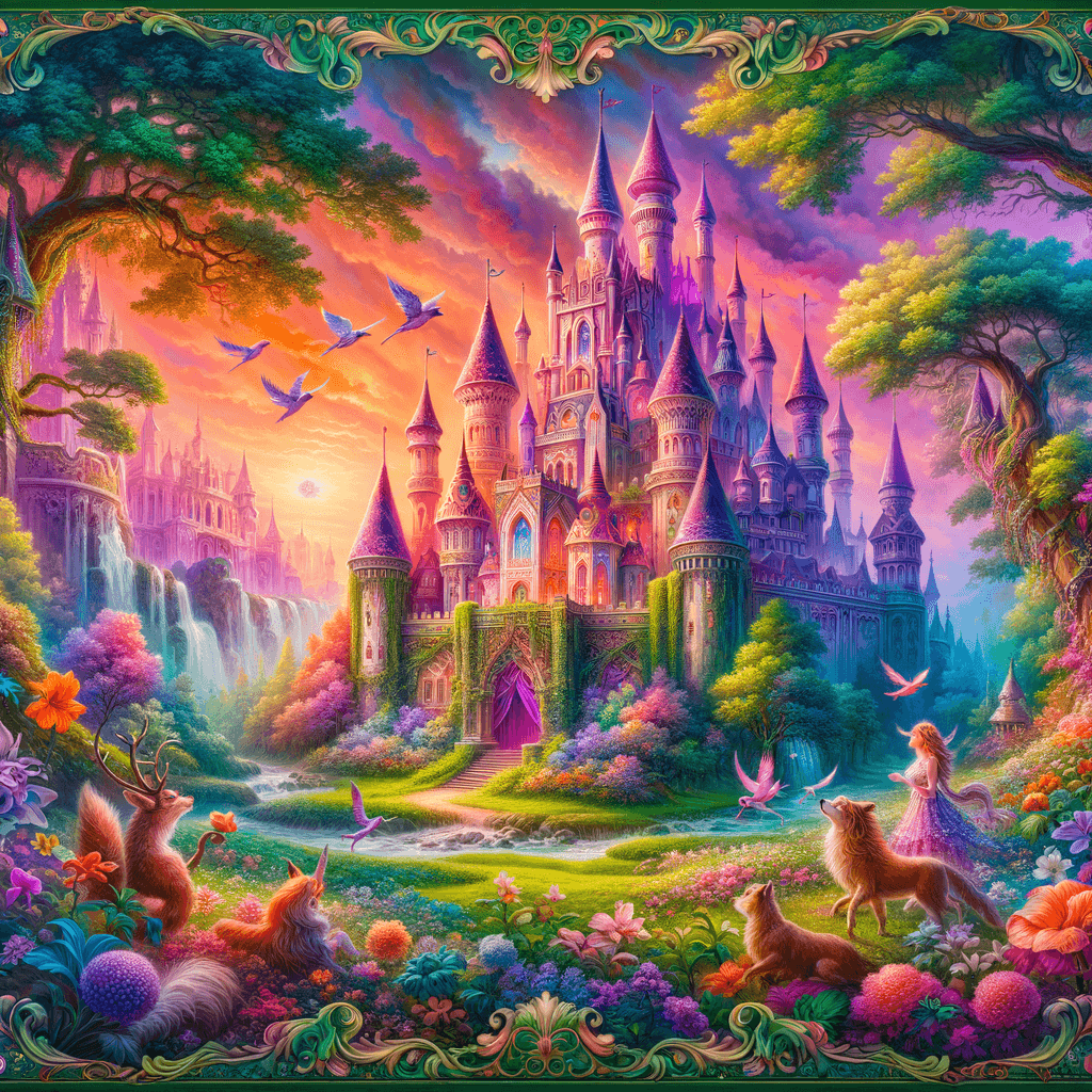Whimsical Fairytale Castle 5D DIY Paint By Diamond Kit – Original Paint ...
