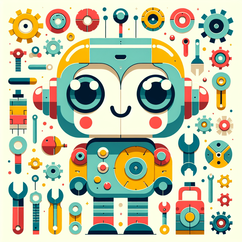 Merry Robot Painting By Diamonds Kit