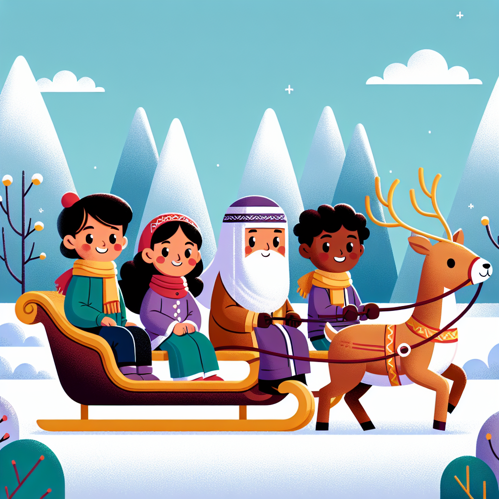 Snowy Forest Sleigh Ride DIY Paint By Diamonds