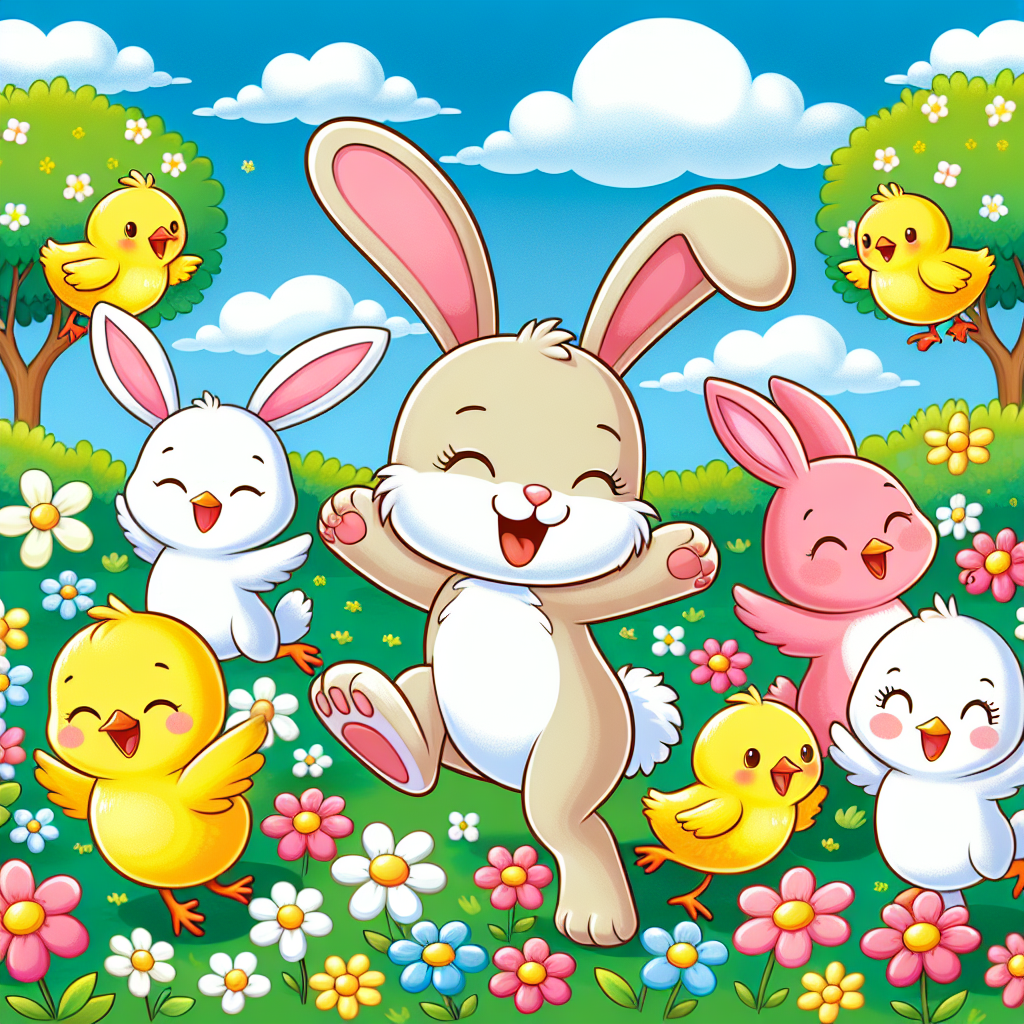 Joyful Springtime Frolic Paint By Color