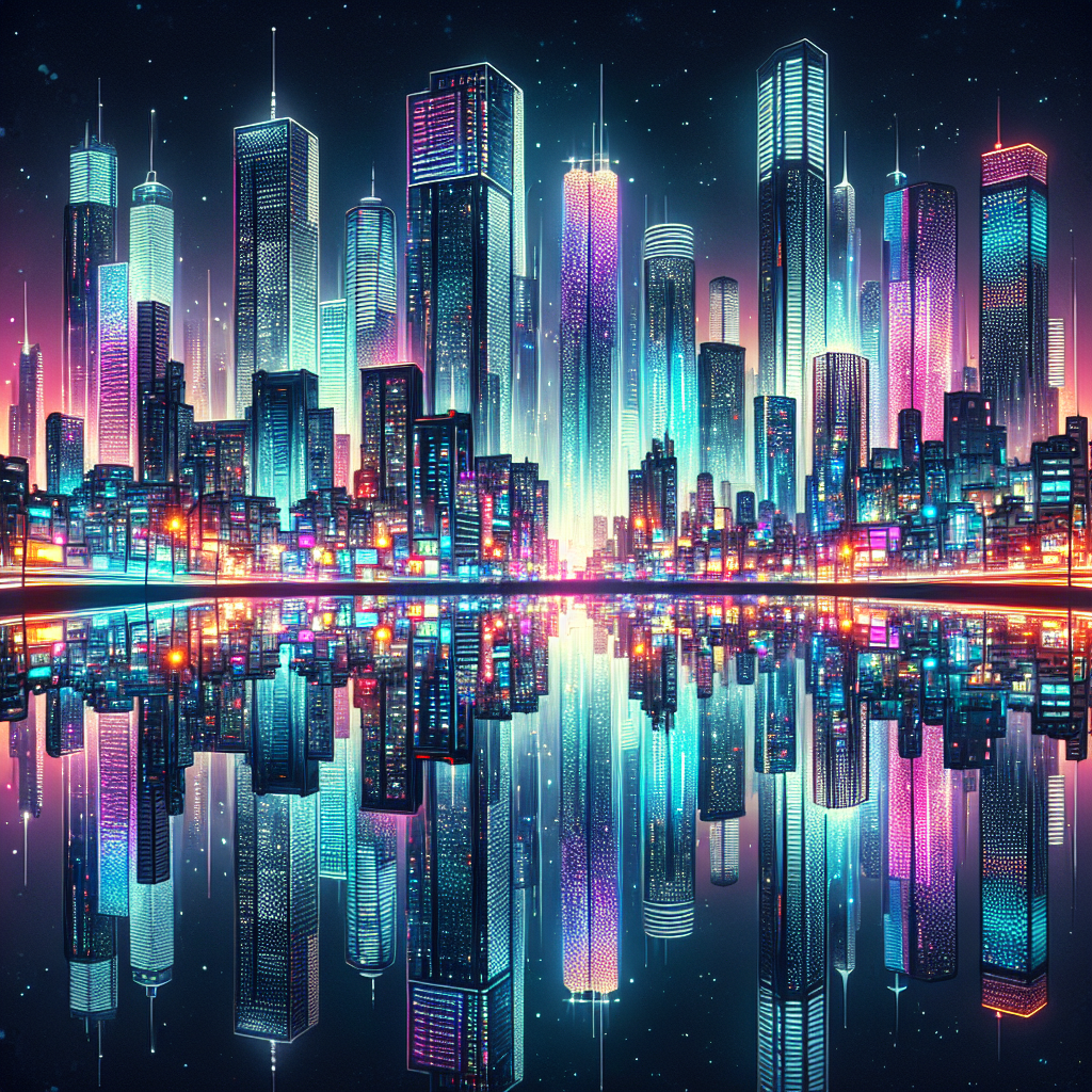 Shimmering Urban Nights Painting Diamond Kit