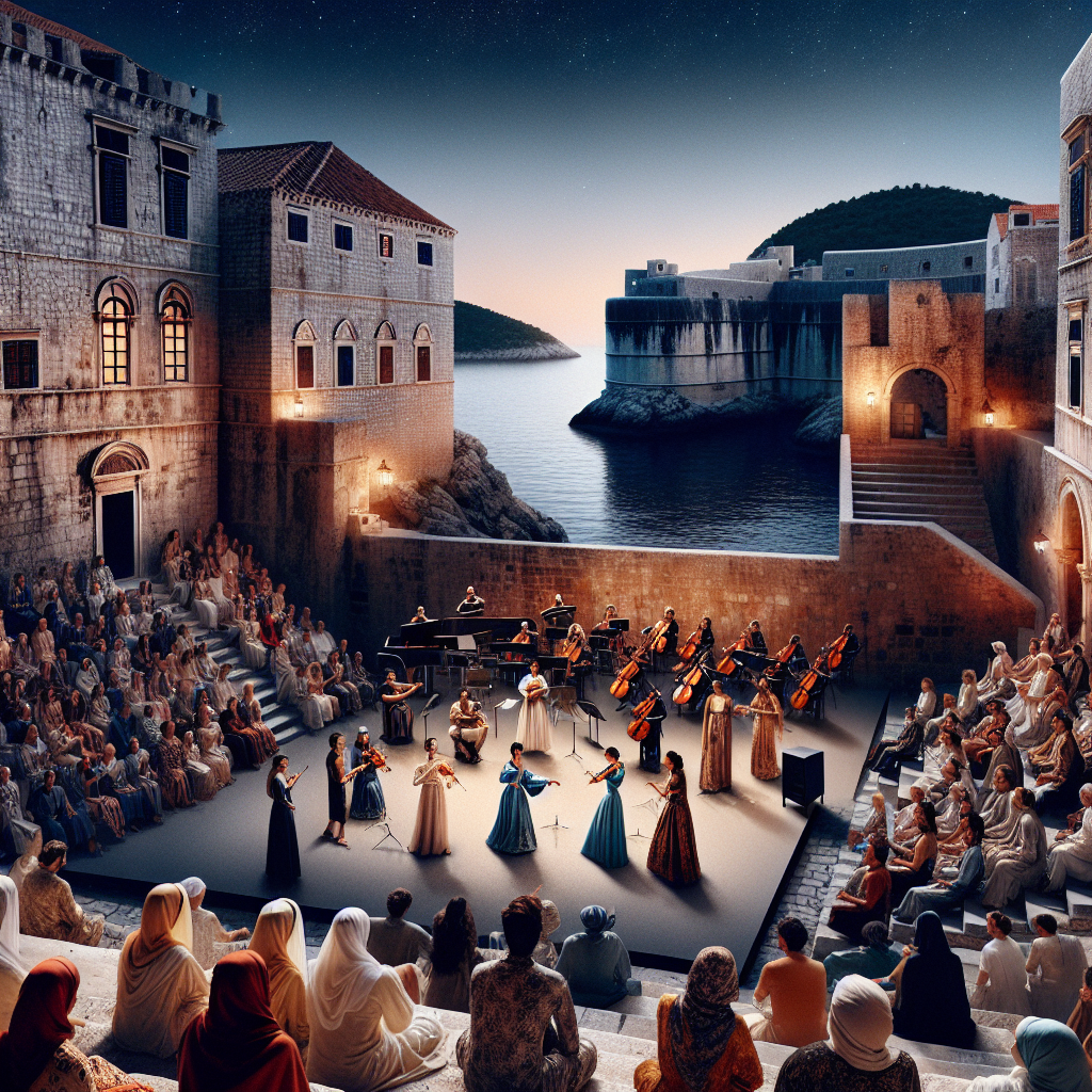 Dubrovnik Summer Festival - Croatia Paint By Color