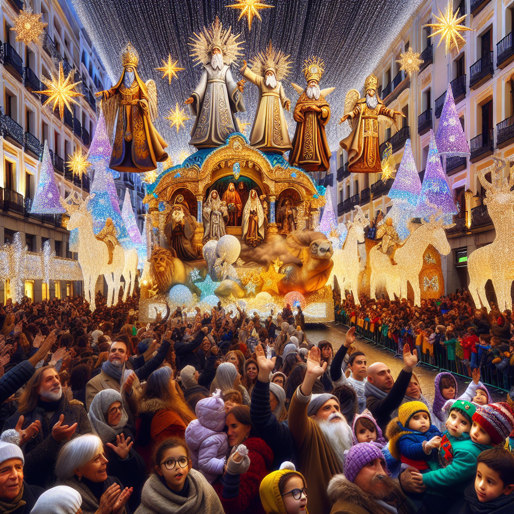 Dia De Los Reyes Magos - Madrid Paint By Color