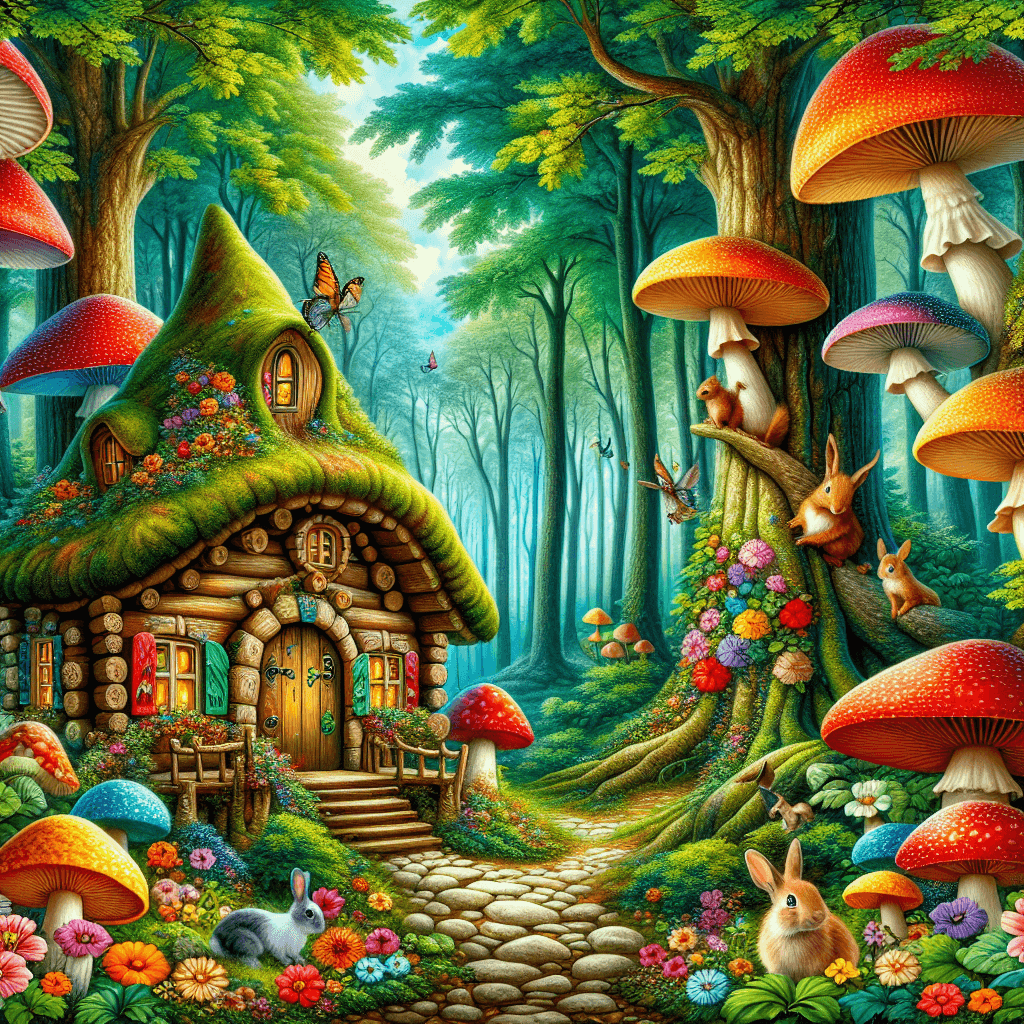 Forest Fairytale Hideaway Diamonded Painting Kits
