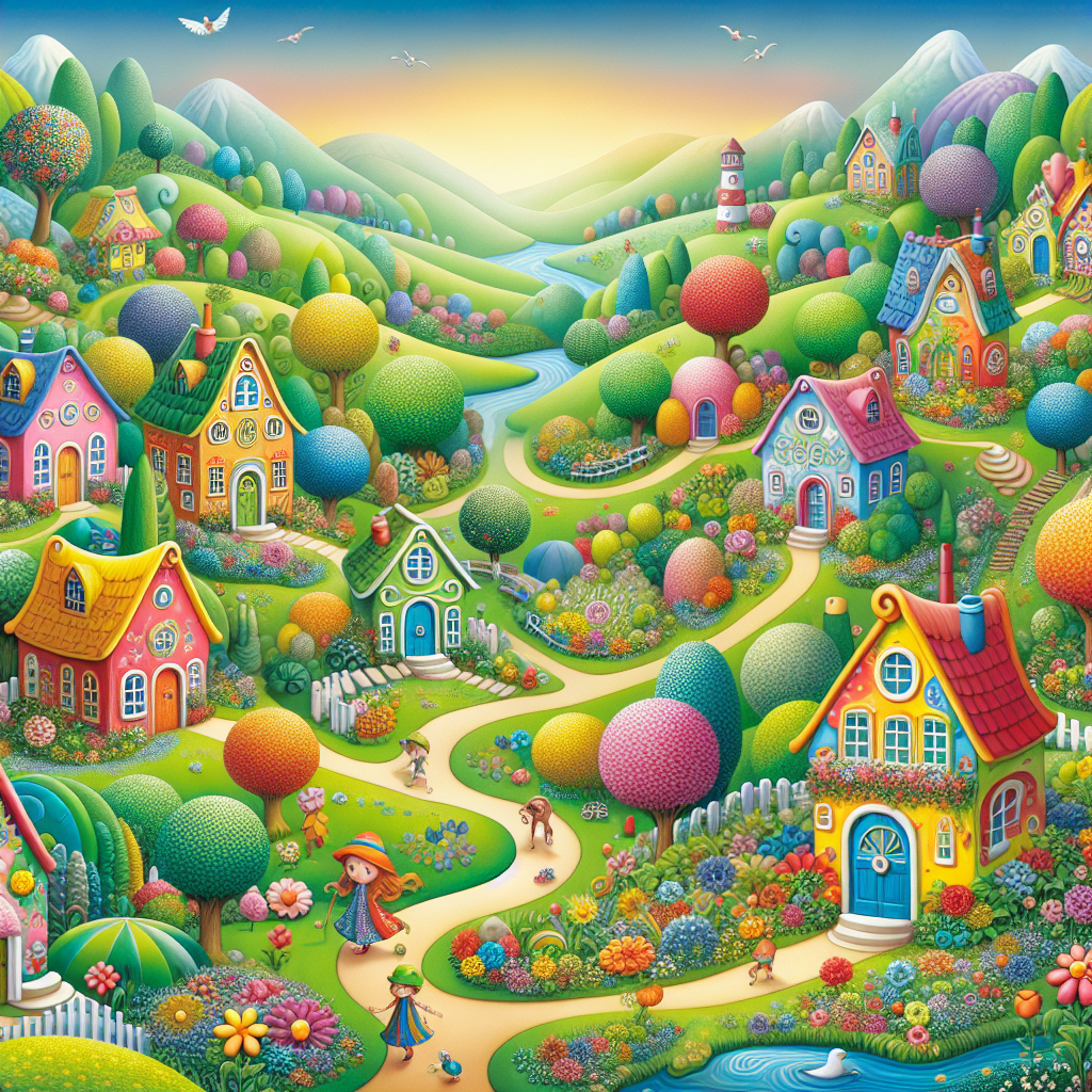 Charming Fairy Tale Landscape Diamond Painting