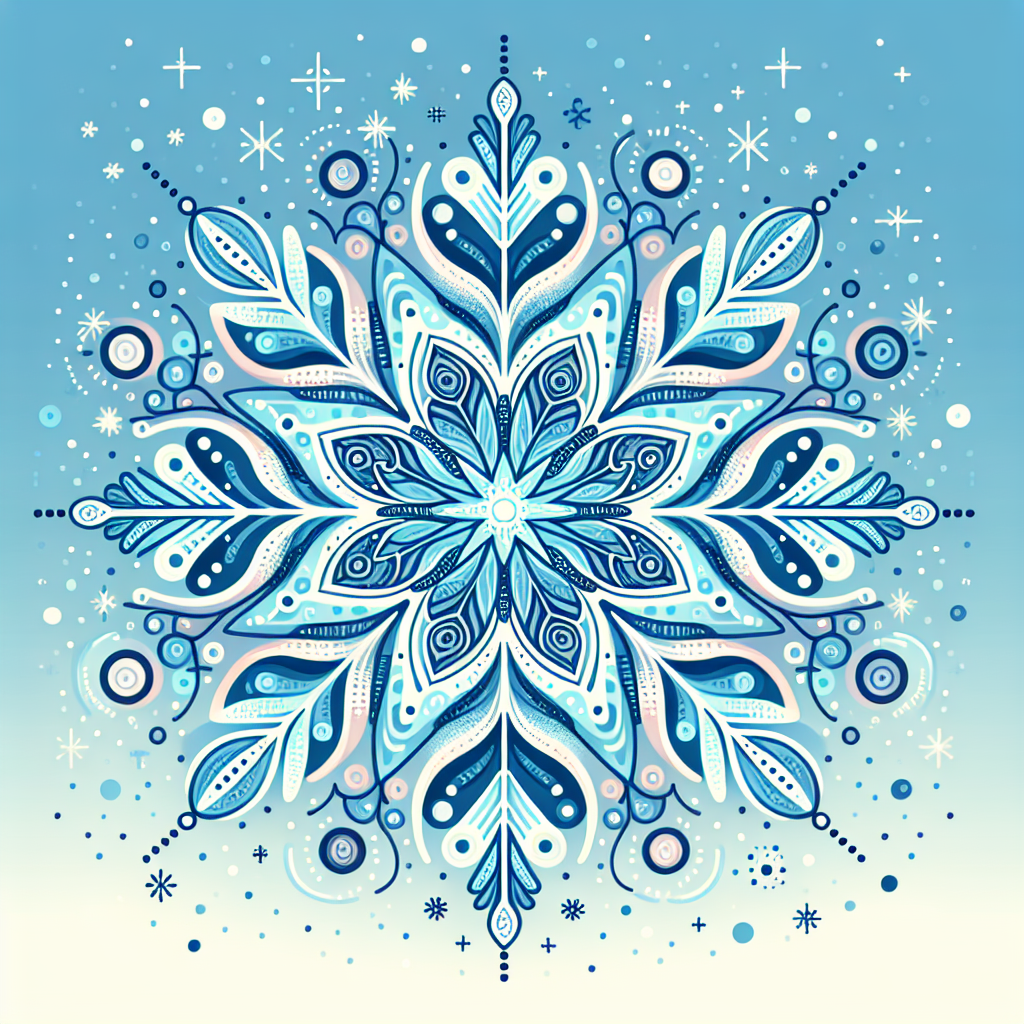 Glittering Snowflake Painting By Diamonds Kit