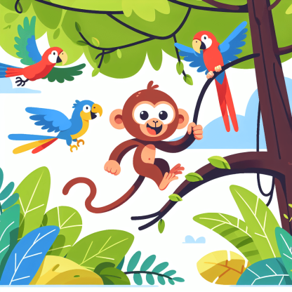 Jungle Treetop Adventure Diamonded Painting Kits