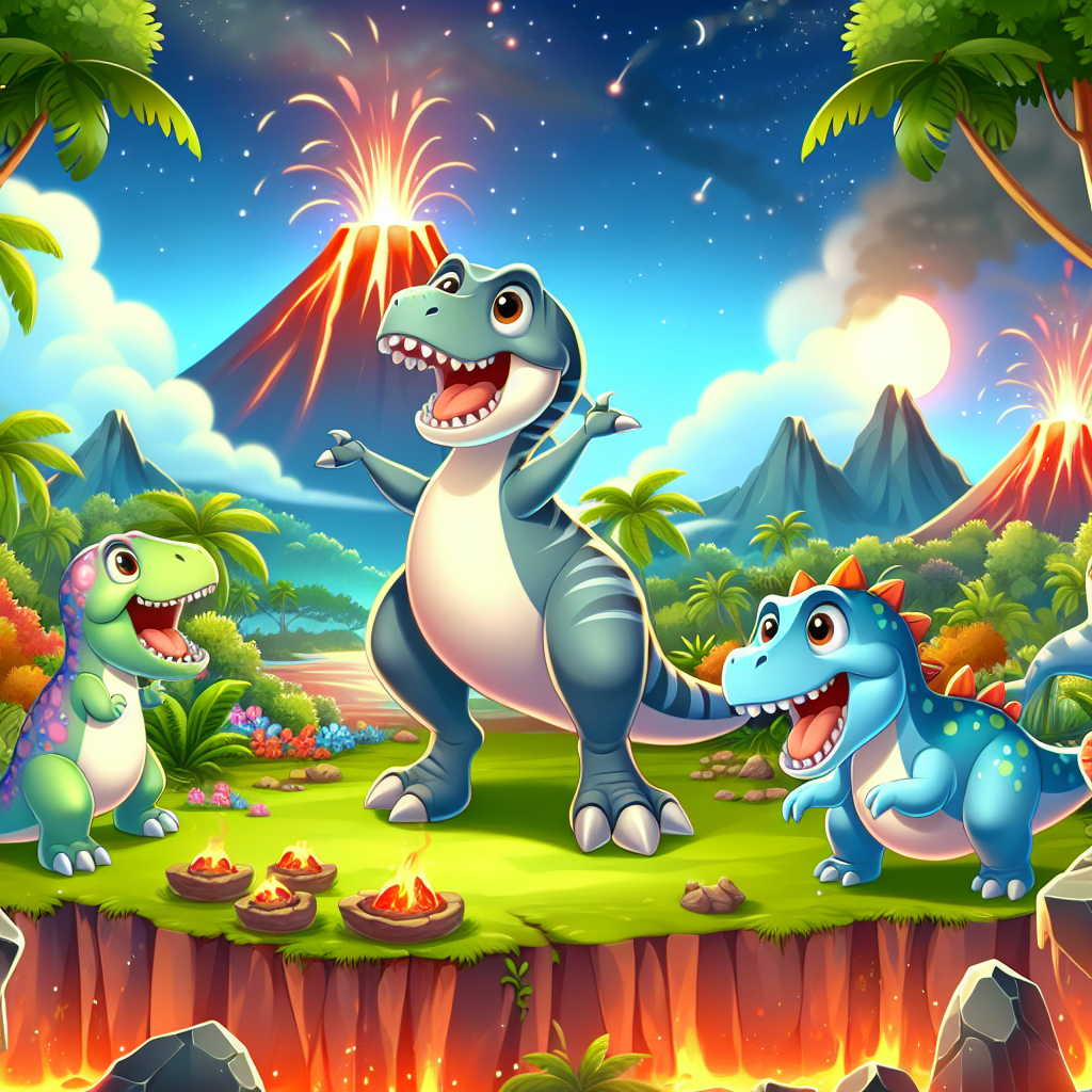 Dashing Dinosaur Adventures Diamond Painting