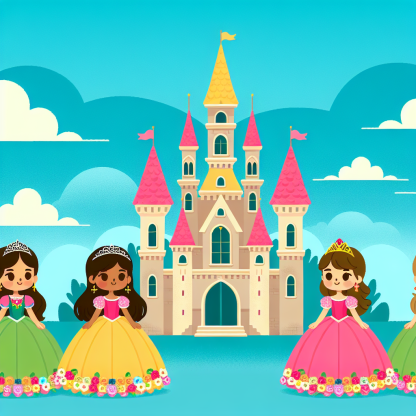 Princess Castle Quest Painting Diamond Kit