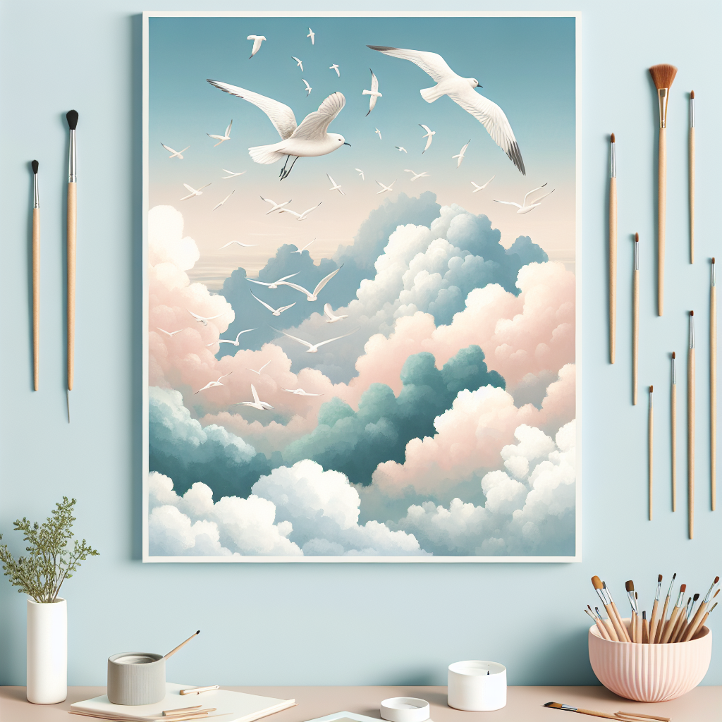 Soaring Above The Clouds Diamonded Painting Kits