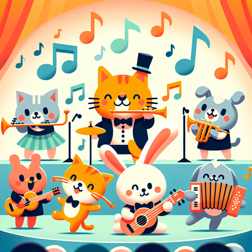 Vibrant Animal Orchestra Paint By Diamond