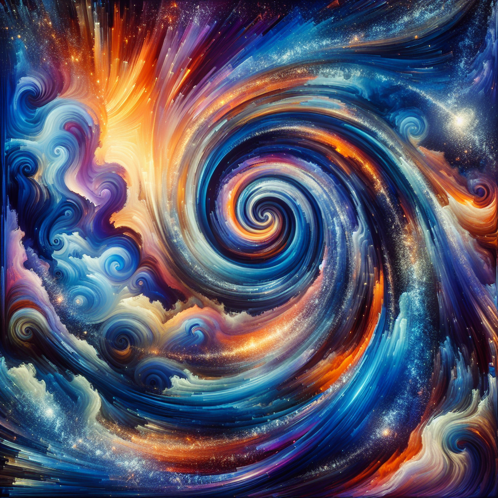 Abstract Cosmic Symphony Painting Diamond Kit