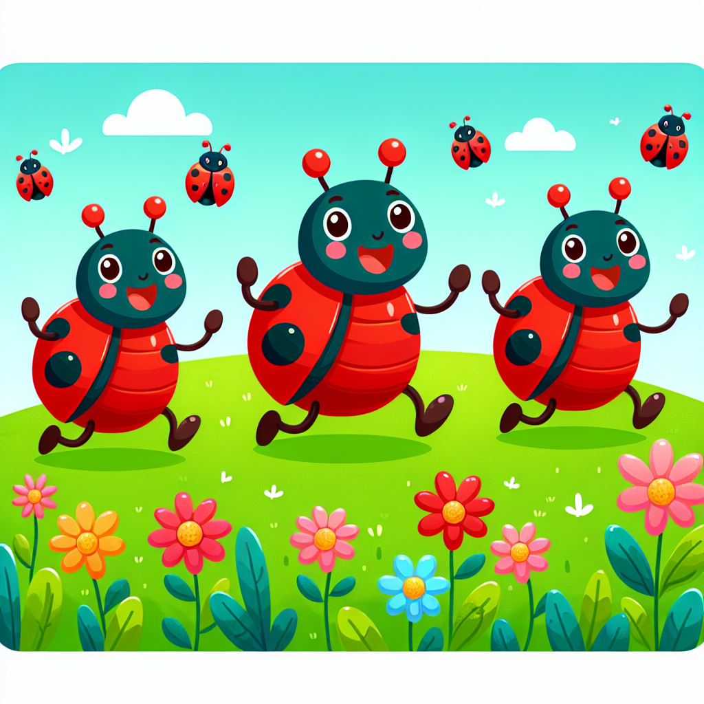 Cheerful Ladybug Parade Diamonded Painting Kits