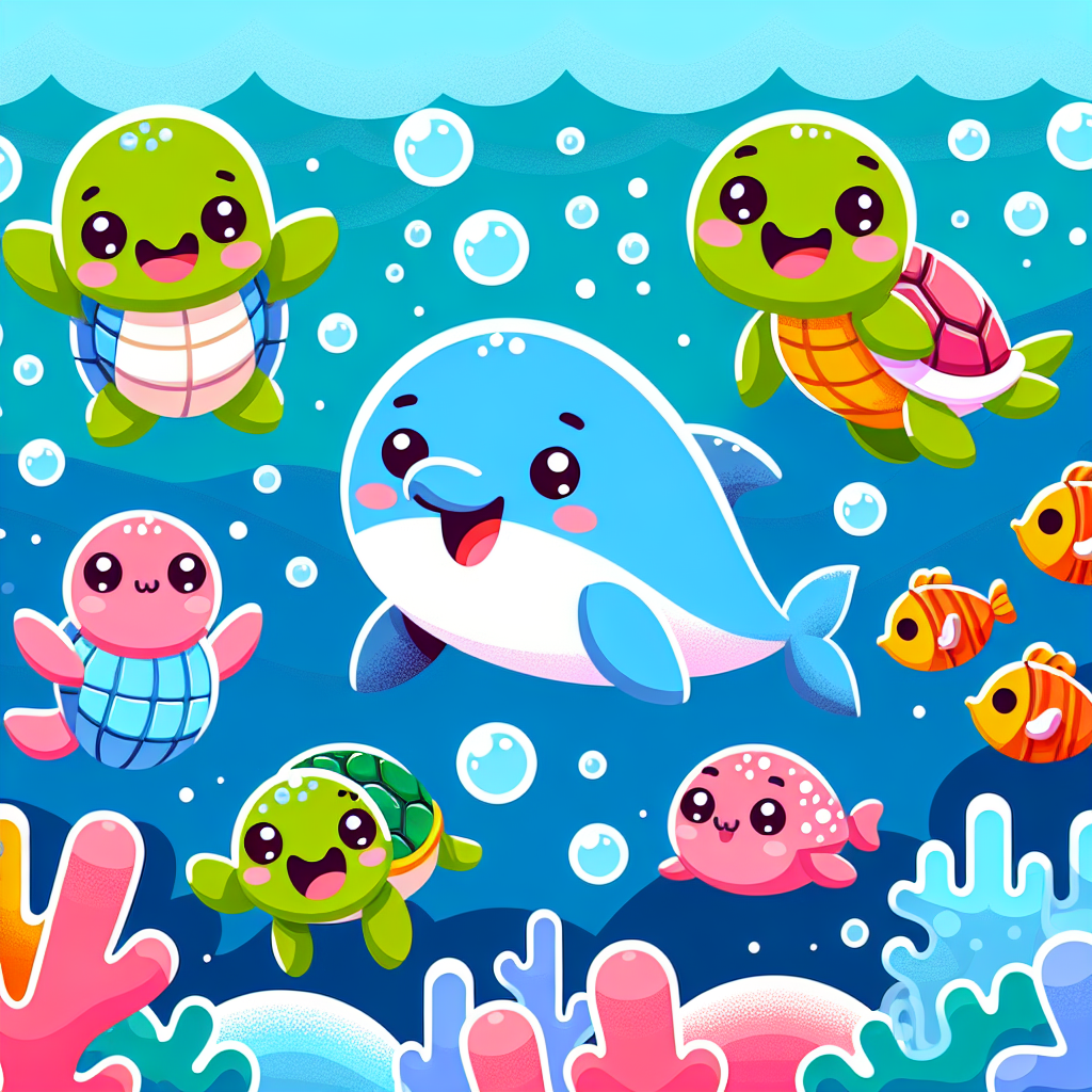 Enchanting Ocean Friends Diamonded Painting Kits
