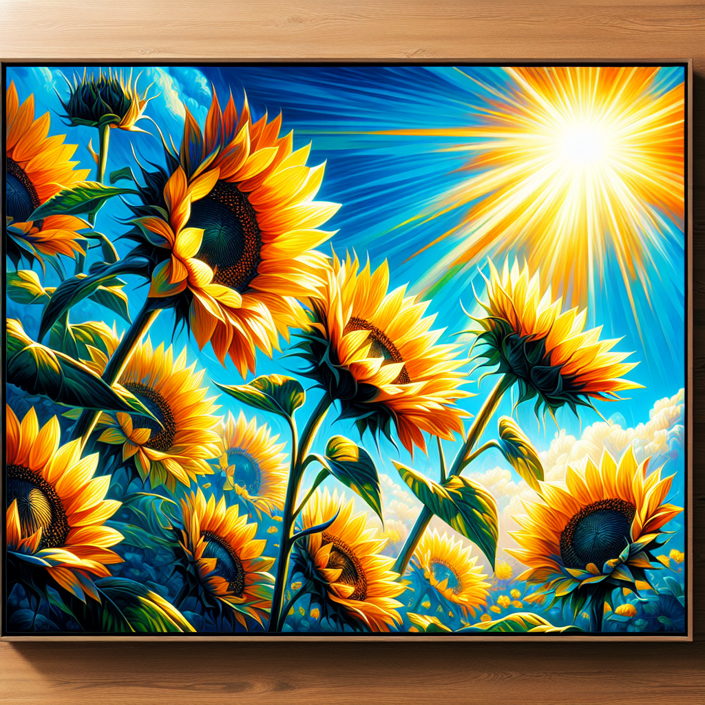 Celestial Sunflowers Paint By Diamonds