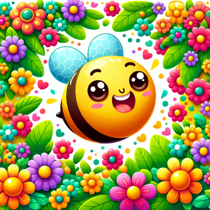 Cute Honey Bee Paint By Diamonds Art
