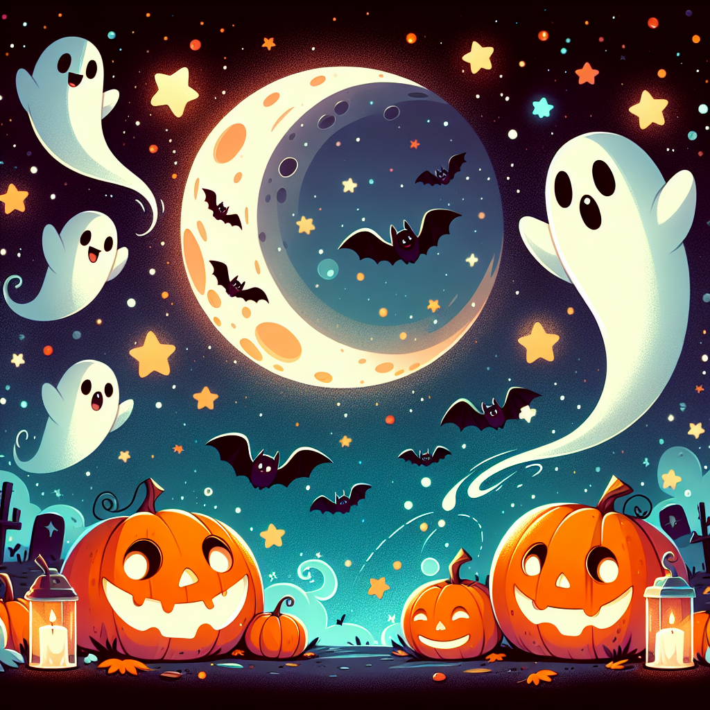 Celebrating Halloween Night Paint By Color