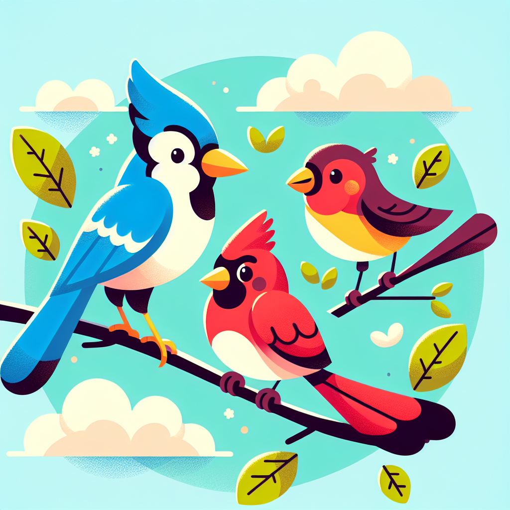 Chirpy Bird Bonanza Painting By Diamonds Kit