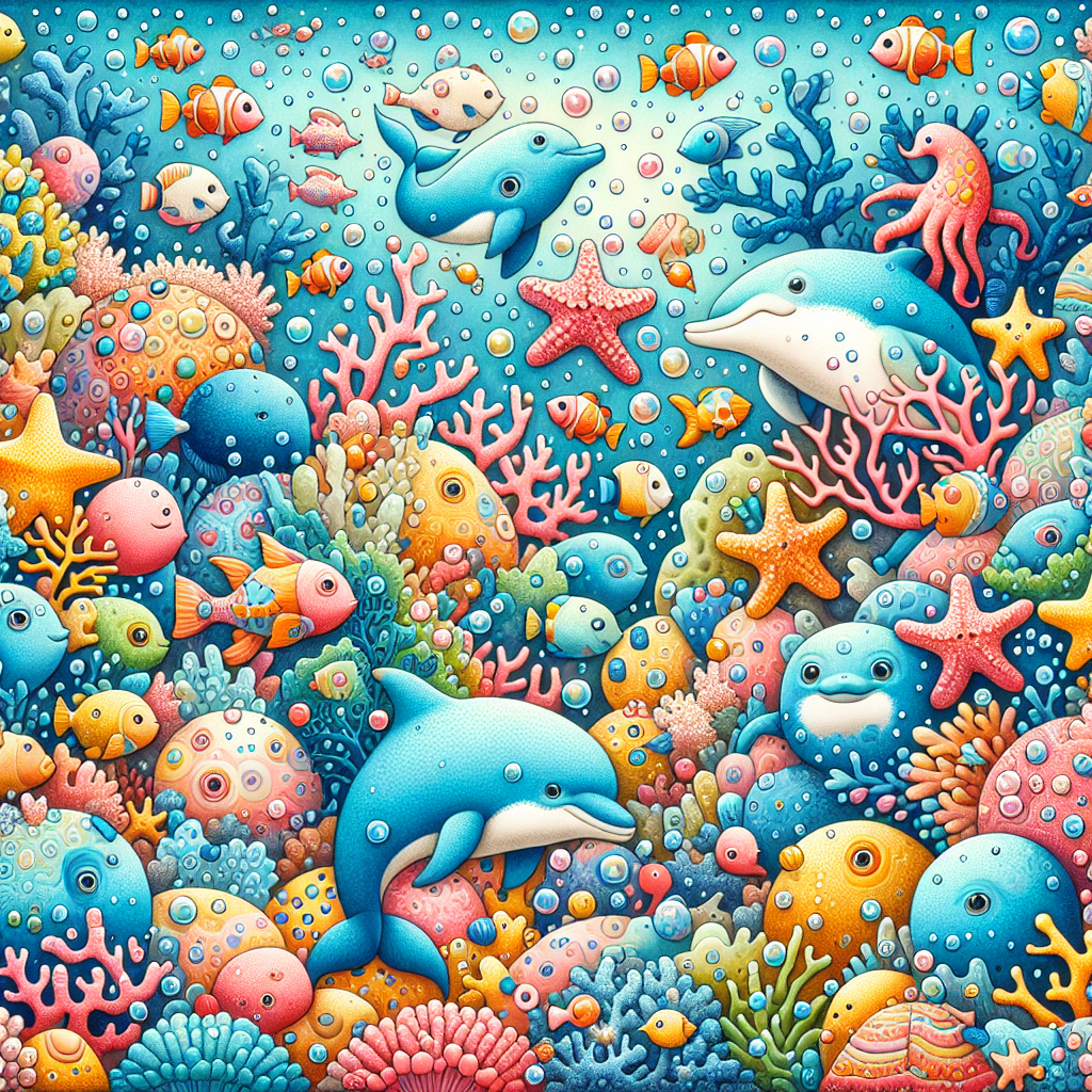 Cute Ocean Friends Diamond Painting