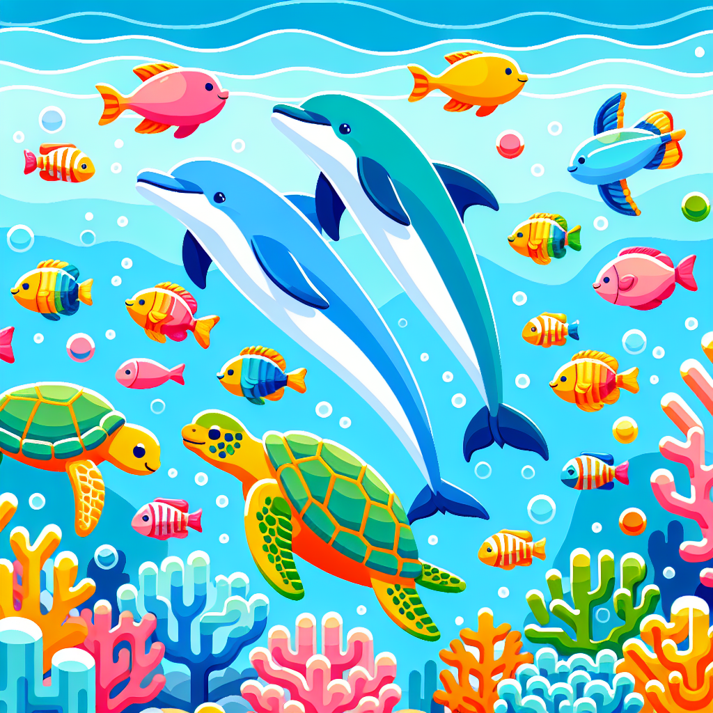Friendly Underwater World Diamond Painting