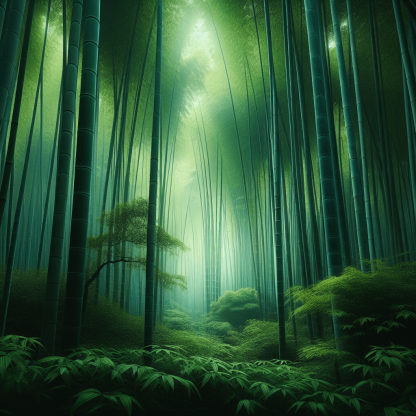 Verdant Bamboo Grove Paint By Diamonds