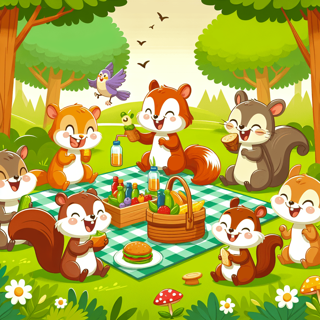 Forest Picnic Fun Diamond Painting