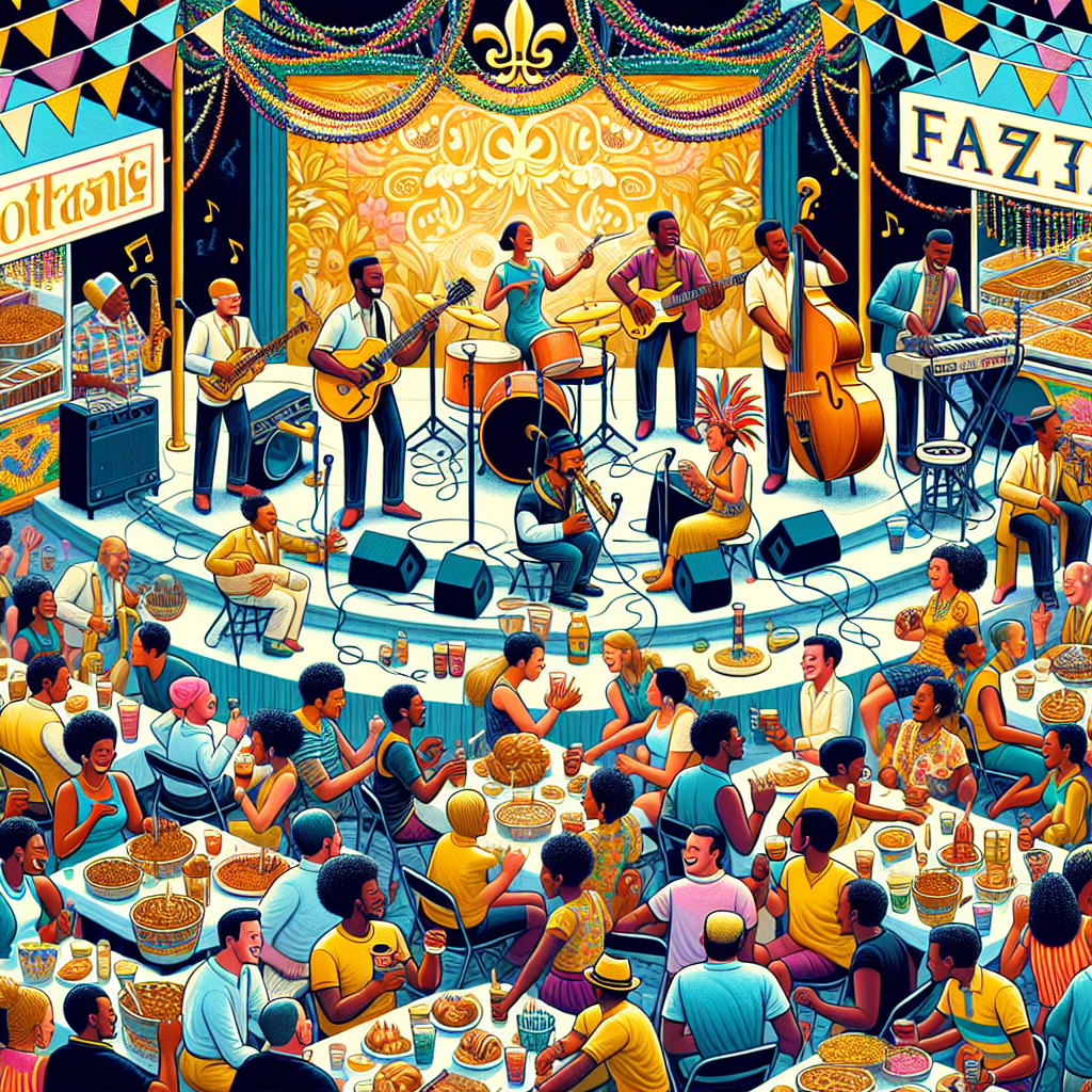 New Orleans Jazz And Heritage Festival - USA Painting Diamond Kit