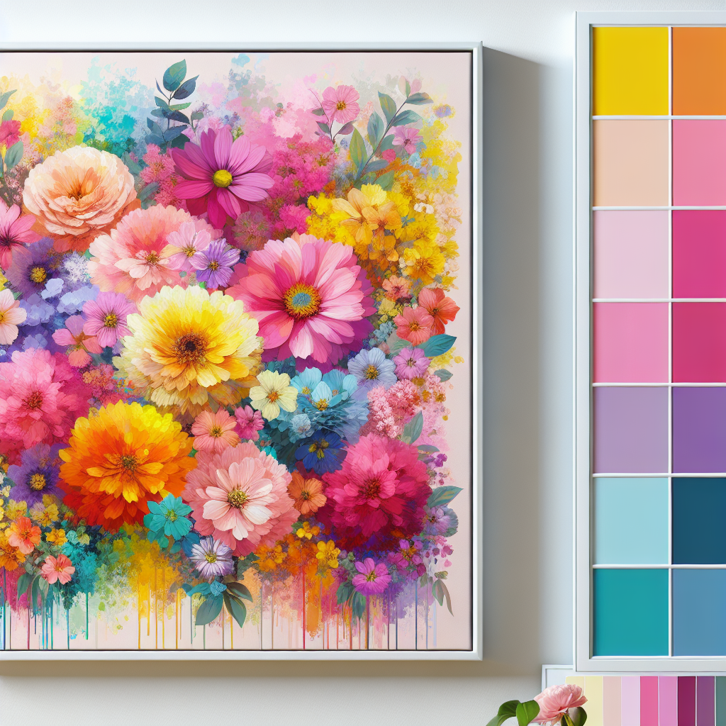 Radiant Floral Medley Diamonded Painting Kits
