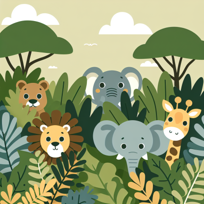 Surprise Safari Paint By Diamonds