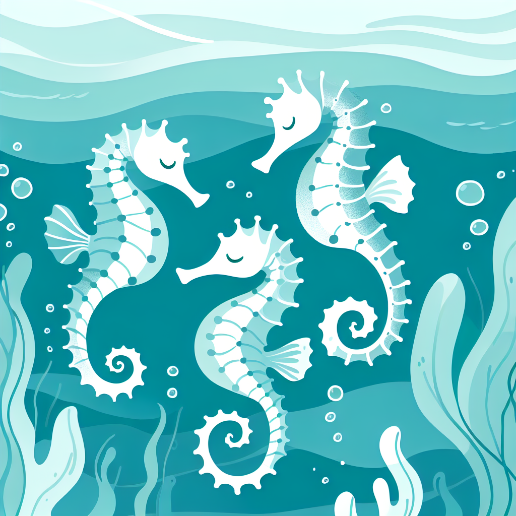 Starry Night Seahorse Ballet Paint By Diamonds Art