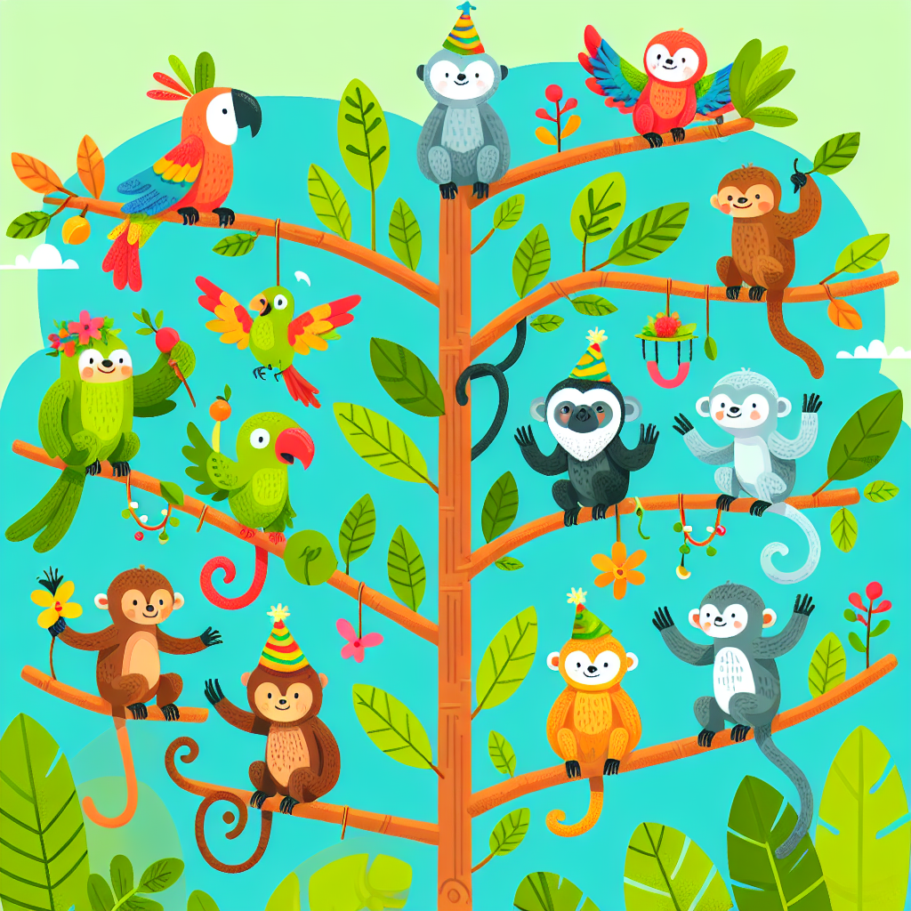 Tropical Treetop Celebration Diamonded Painting Kits