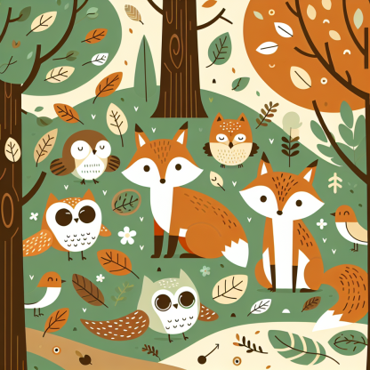 Windy Woodland Paint By Diamonds