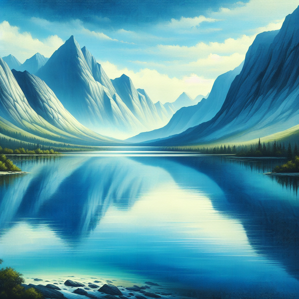 Calm Lake Reflections DIY Paint By Diamonds