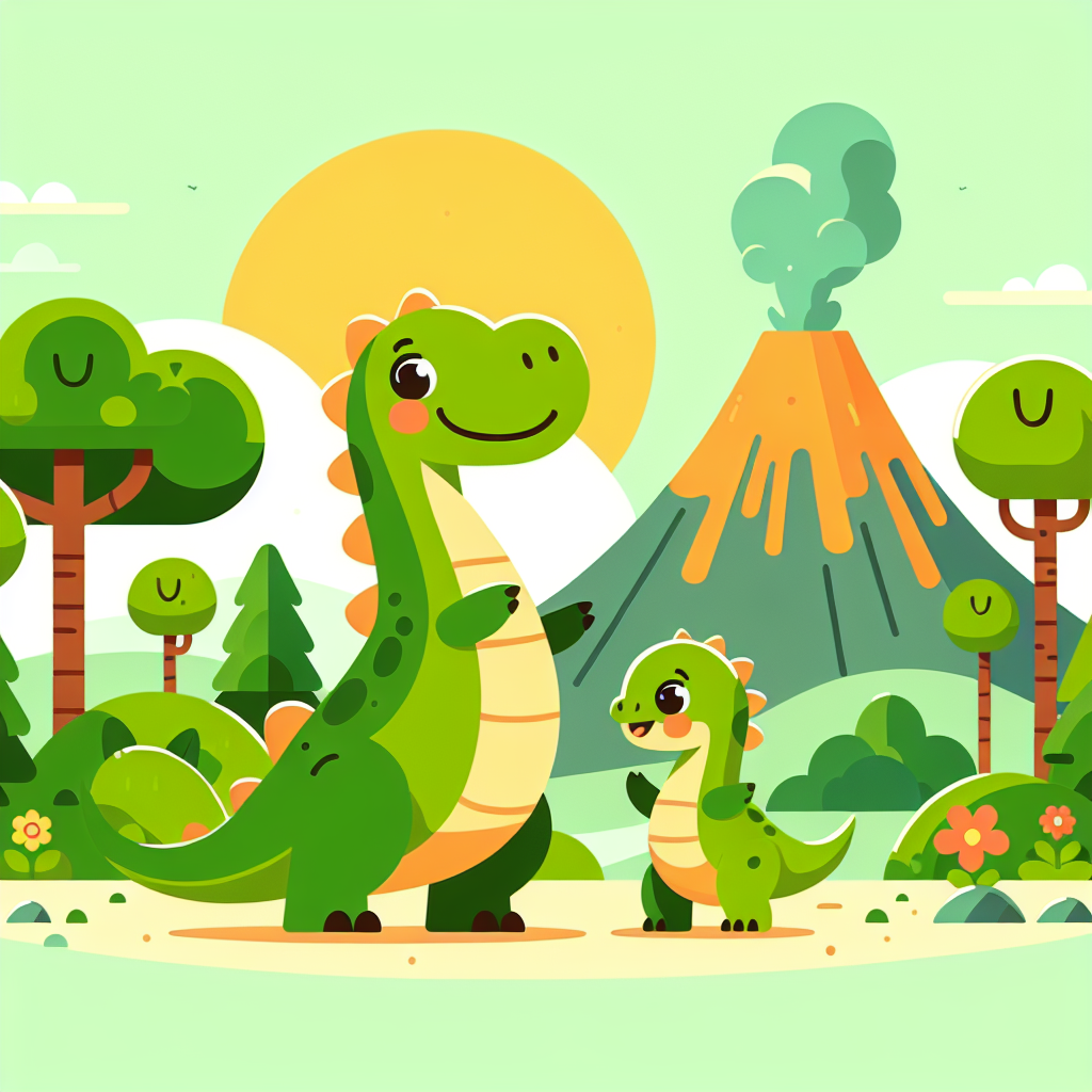 Curious Dinosaur Family Paint By Color