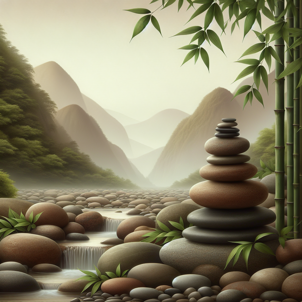 Soothing Zen Stones Diamonded Painting Kits