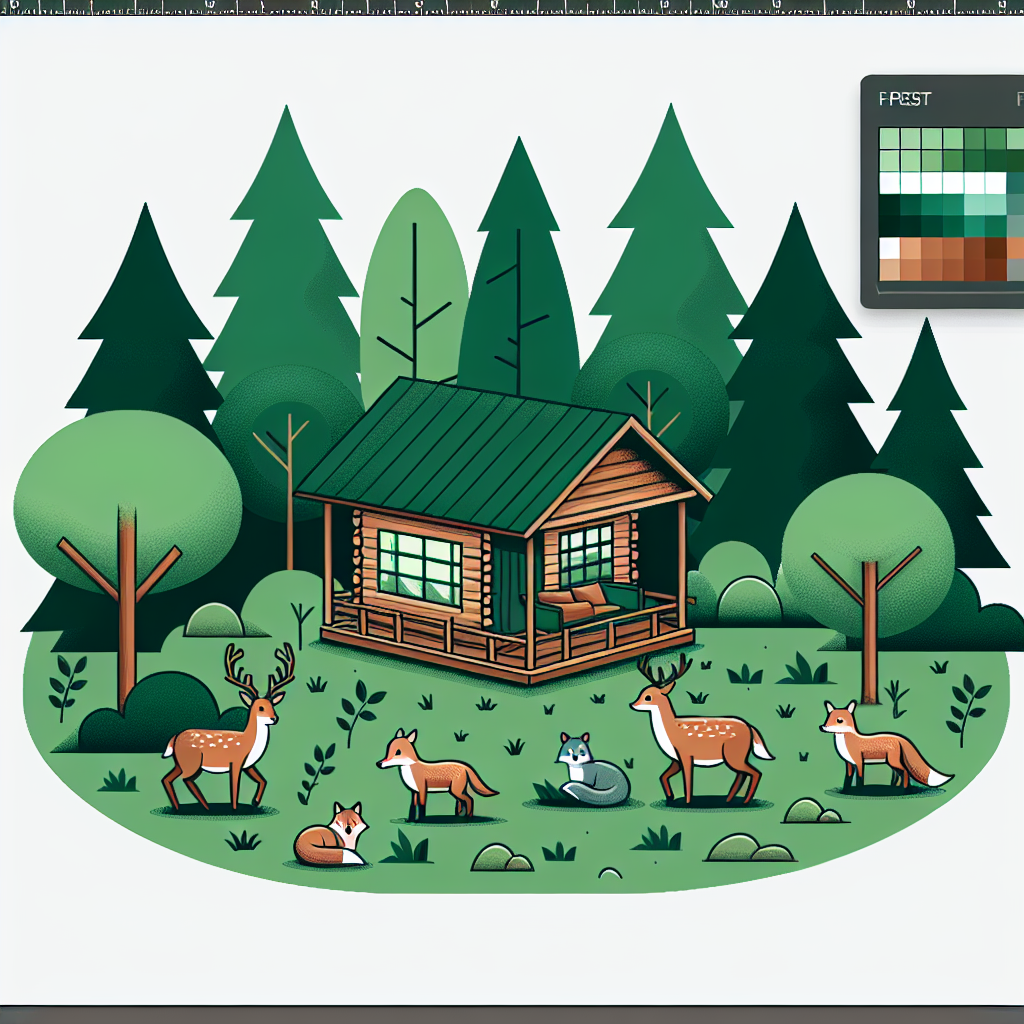 Mystical Forest Hideout Painting Diamond Kit