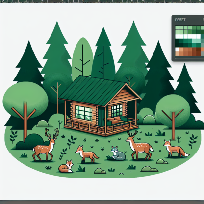 Mystical Forest Hideout Painting Diamond Kit