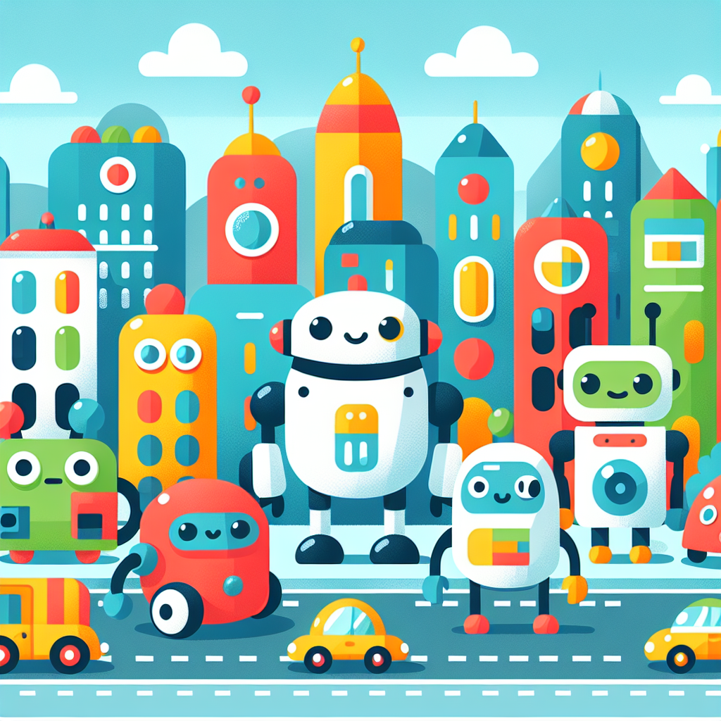 Robot's Robo-Town Paint By Diamonds