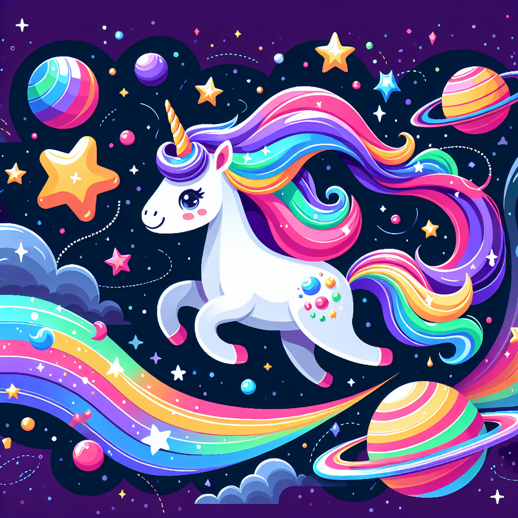 Galaxy Unicorn Party Diamond Painting