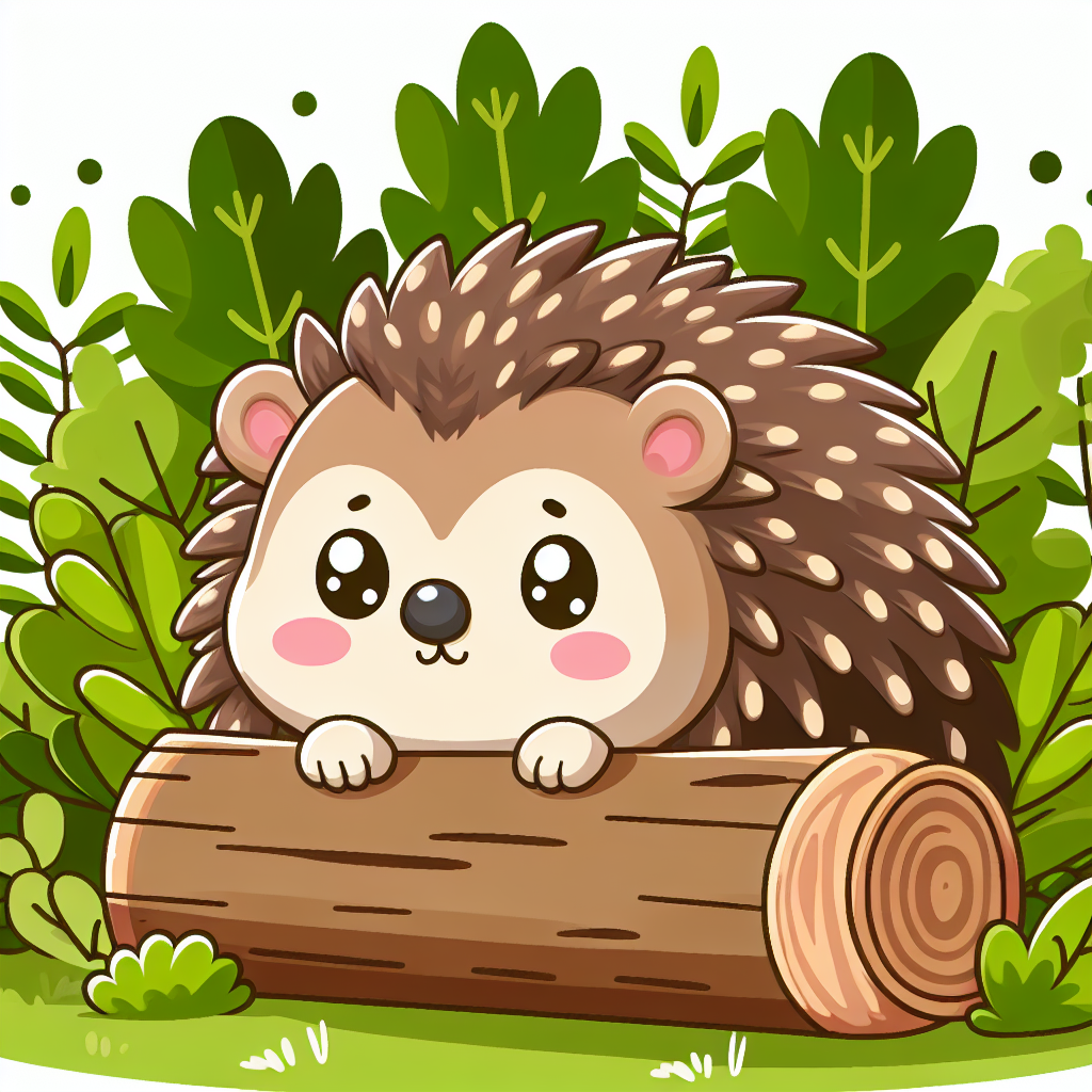 Friendly Forest Hedgehog Hideout DIY Paint By Diamonds