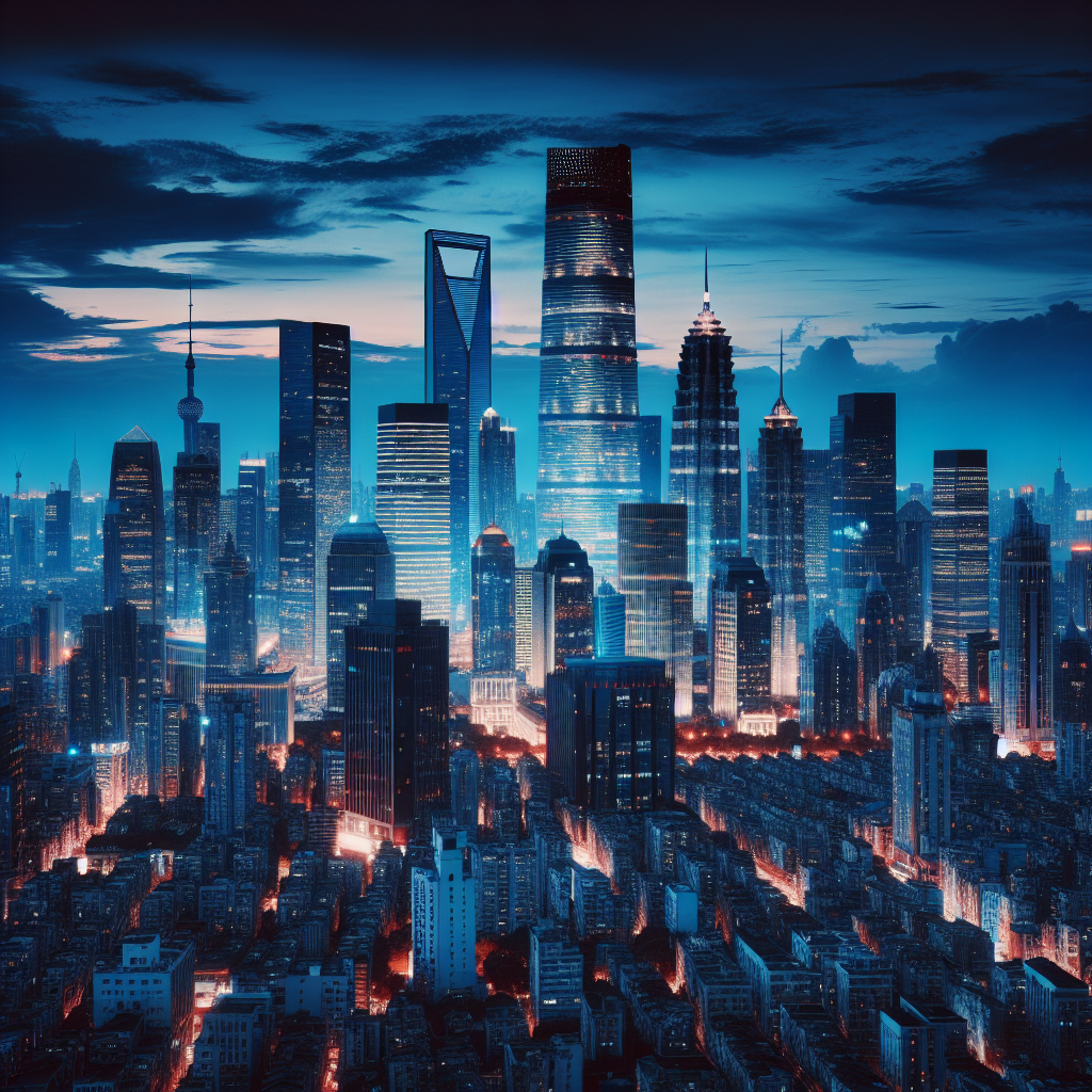 Twilight Cityscape Symphony DIY Paint By Diamonds