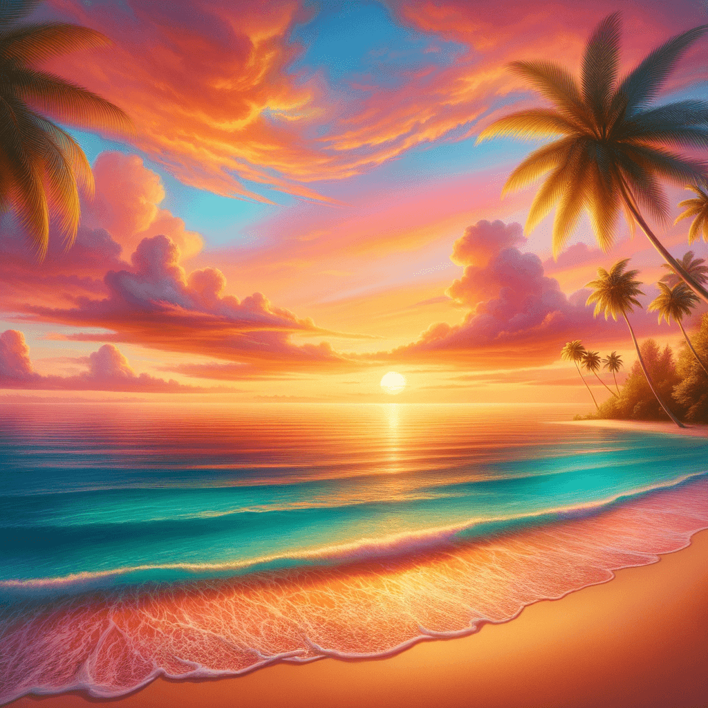 Tropical Serenity Paint By Diamonds Kits