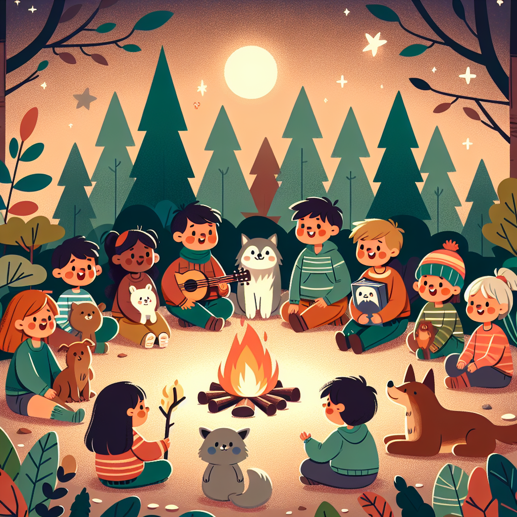 Forest Campfire Tales Diamonded Painting Kits