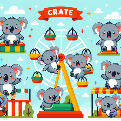 Kooky Koala Carnival Paint By Diamonds