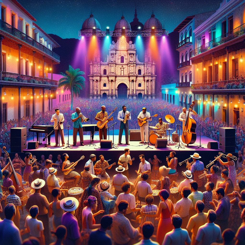 Guatemala International Jazz Festival - Guatemala City Painting Diamond Kit