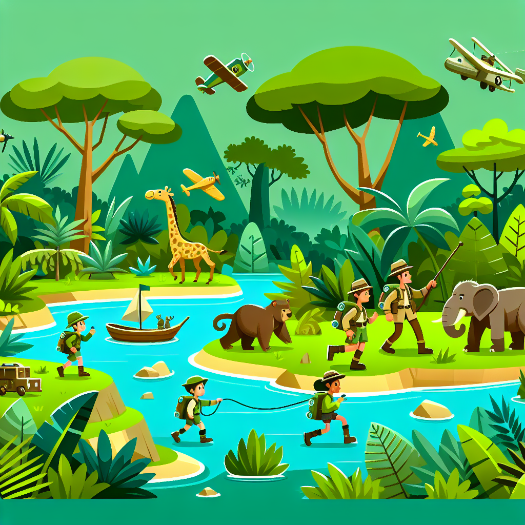 Adventure Jungle Expedition Painting Diamond Kit