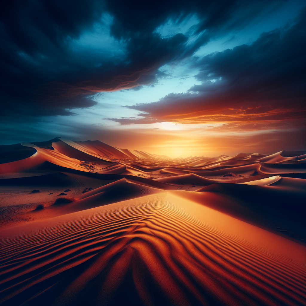 Mysterious Desert Landscape Paint By Diamonds